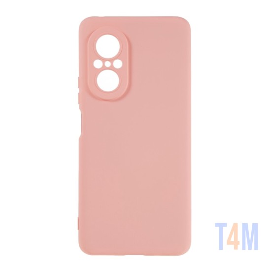 Capa de Silicone com Moldura de Câmera para Huawei Nova 9 SE Rosa